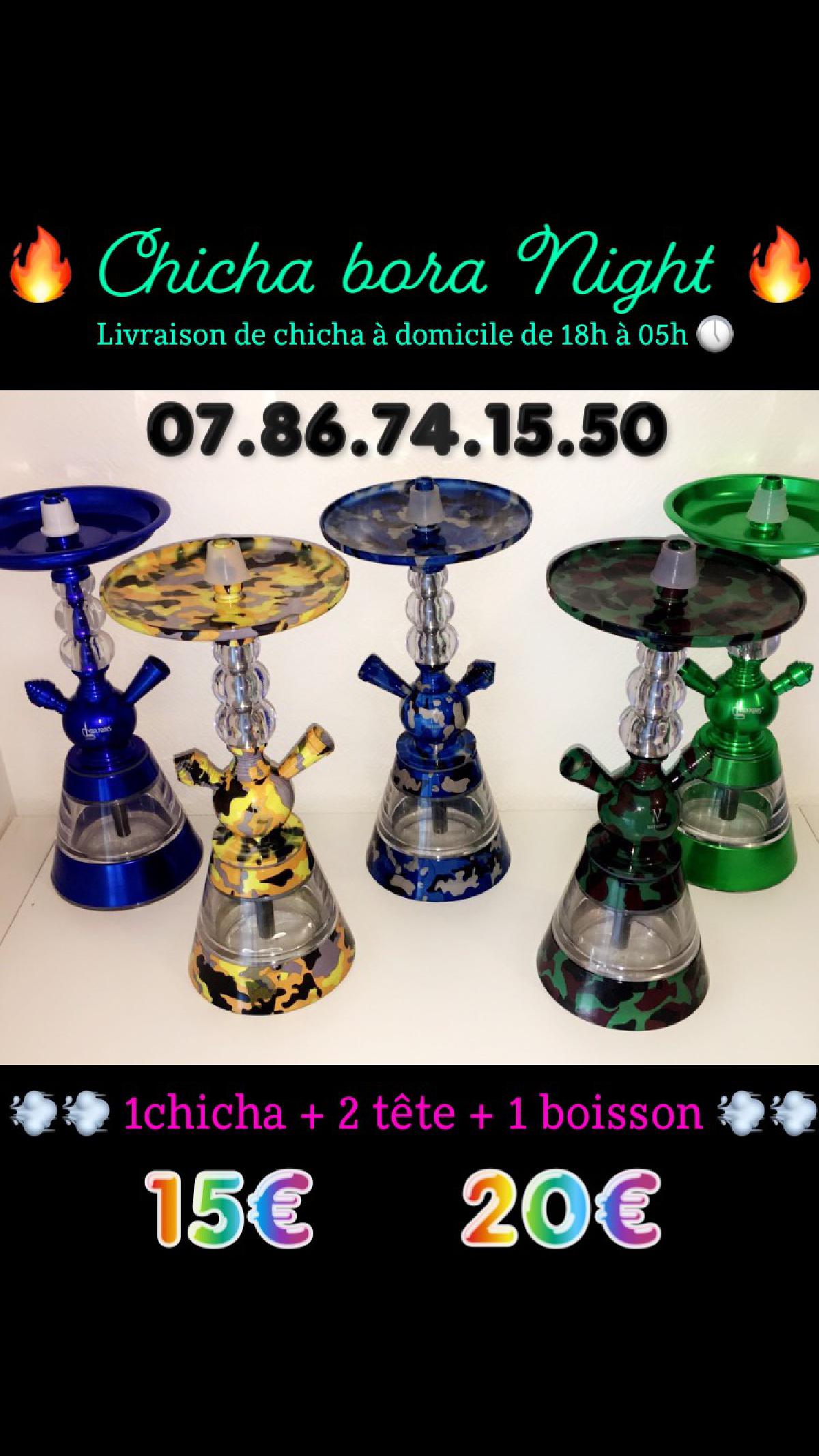 Livraison de chicha à domicile 