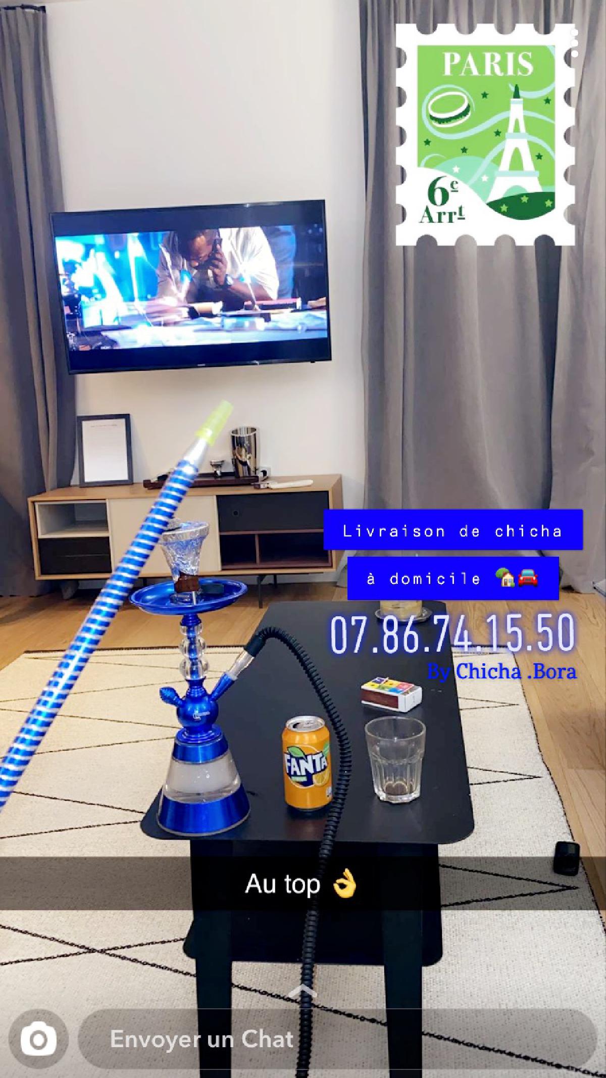 Livraison chicha à domicile