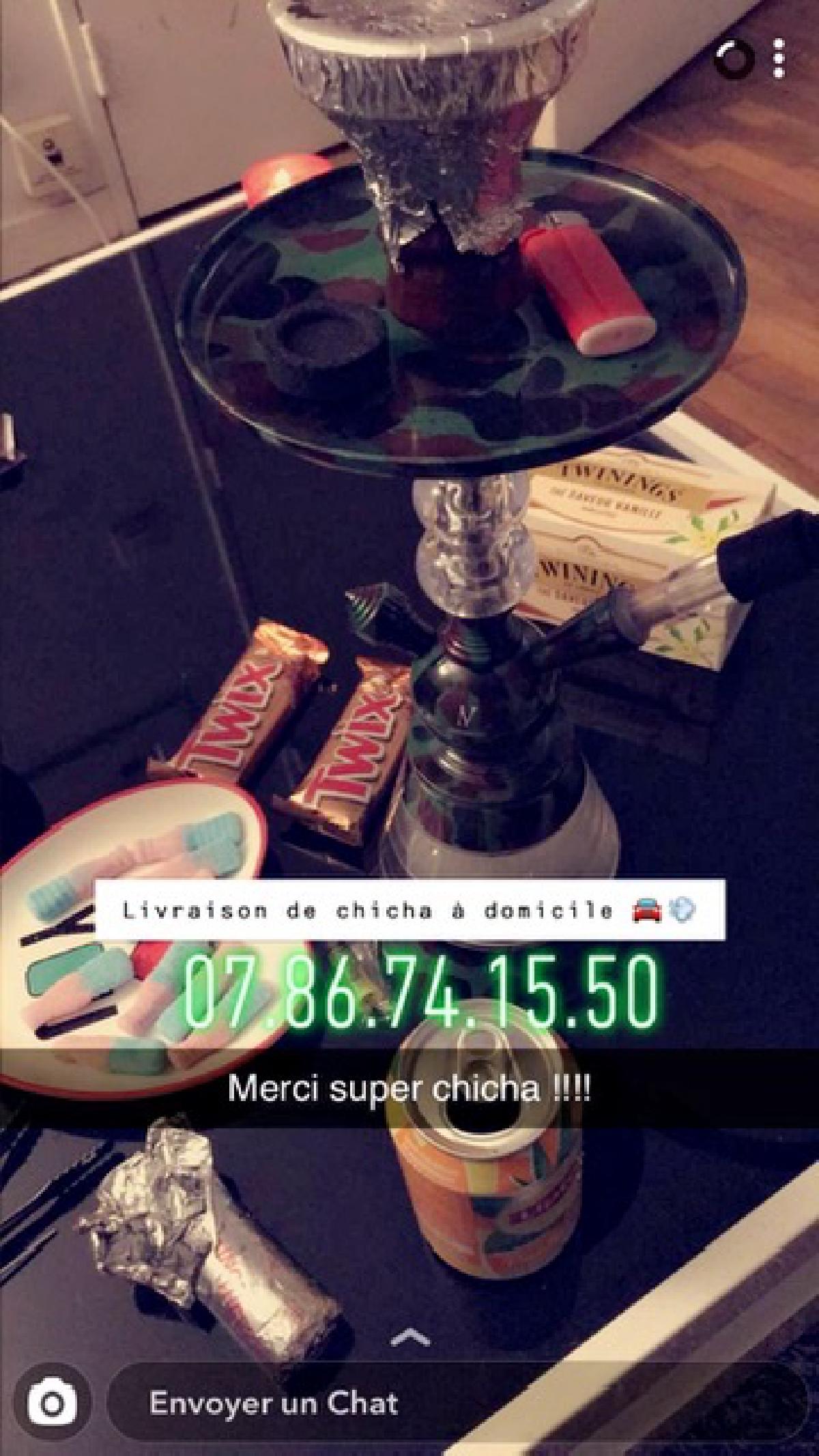 Livraison chicha à domicile